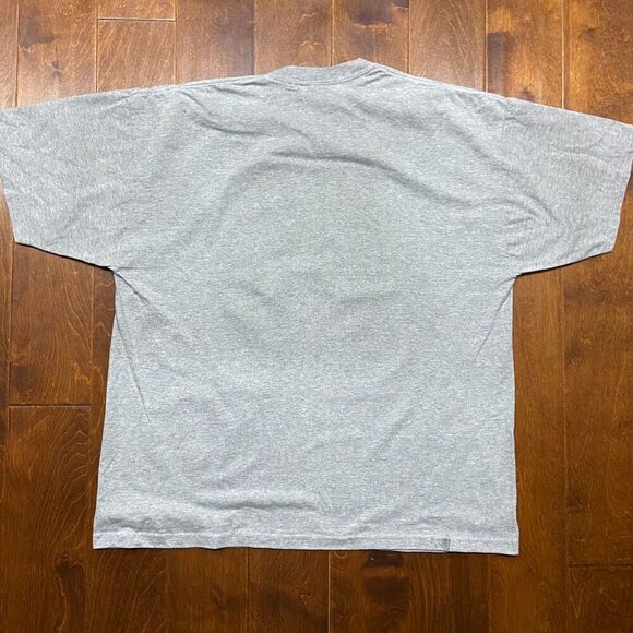 Jerzees Vintage Y2K Stay Battlin Break Dancing Hip Hop Grey T-Shirt Men's 2XL - Picture 5 of 8